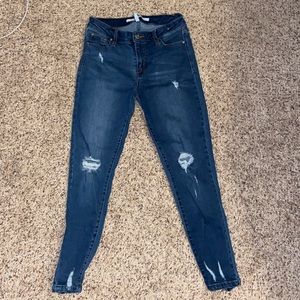 Size-7 skinny jeans